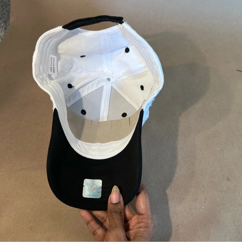 NWOT Super Bowl LIX White Black Caesars Sportsbook  Cap Hat 2XL 100% Cotton